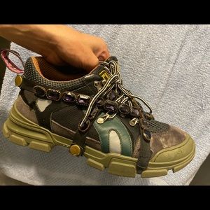 Gucci Flashtrek Low Top Chunky Sneakers